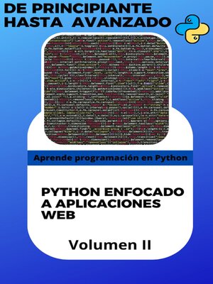 cover image of Aprende programación python aplicaciones web